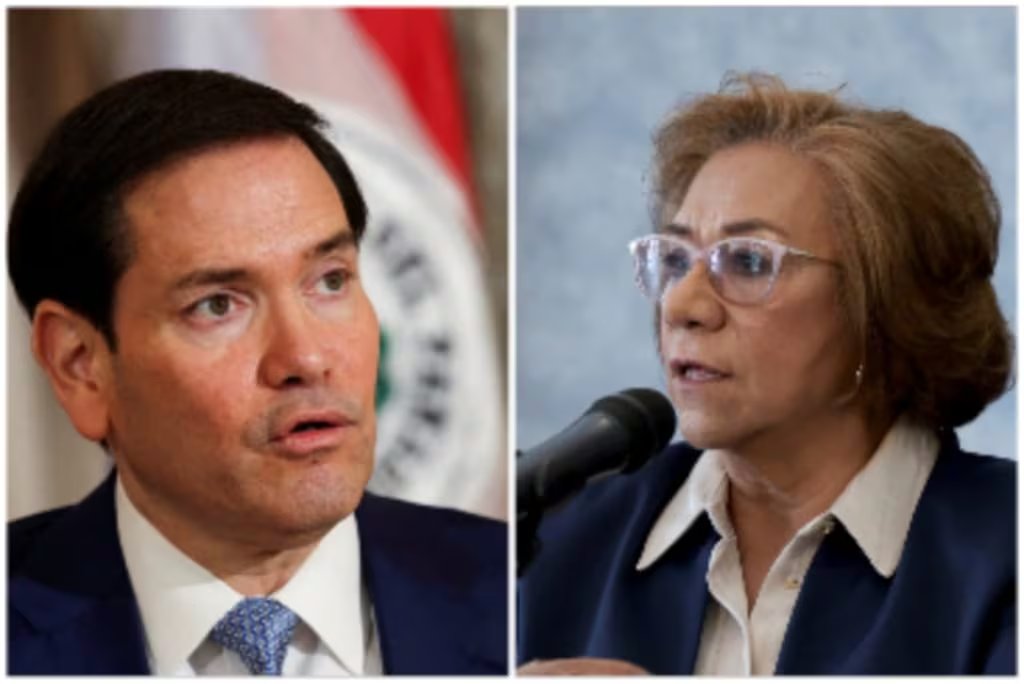 La conversación entre Marco Rubio y Rosa Yolanda Villavicencio anticipa un periodo de renovadas prioridades bilaterales y marca el tono para debates clave en comercio, seguridad regional y lucha contra el narcotráfico - crédito REUTERS - Presidencia