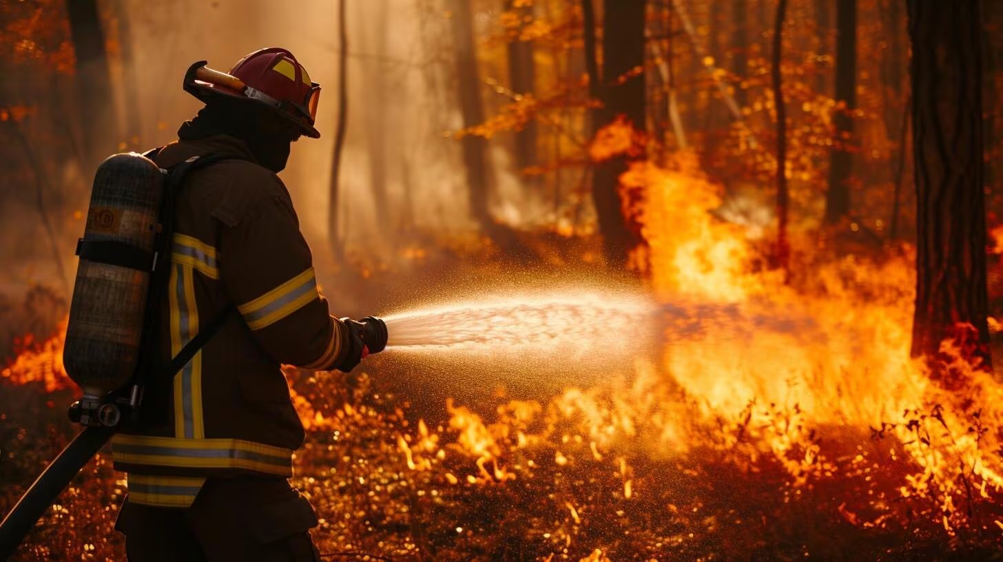 En Australia, los incendios en Victoria destruyeron 900 edificios y 400.000 hectáreas. Se registró la peor ola de calor desde 2020 (Imagen ilustrativa Infobae)