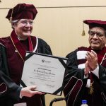 Guillermo Lasso Mendoza recibió Doctorado Honoris Causa de la Universidad San Martín de Porres en Lima