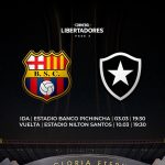 DEFINIDO EL FIXTURE: Conmebol oficializó las fechas y horarios para el duelo Barcelona SC vs. Botafogo por copa libertadores