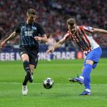 ANOTÓ PERO NO ALCANZÓ: Joel Ordóñez presente en la caída del Brujas (4-1) ante Atlético Madrid en la Champions League