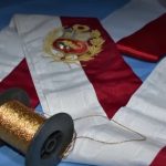 La banda presidencial del Perú lista para el nuevo mandatario