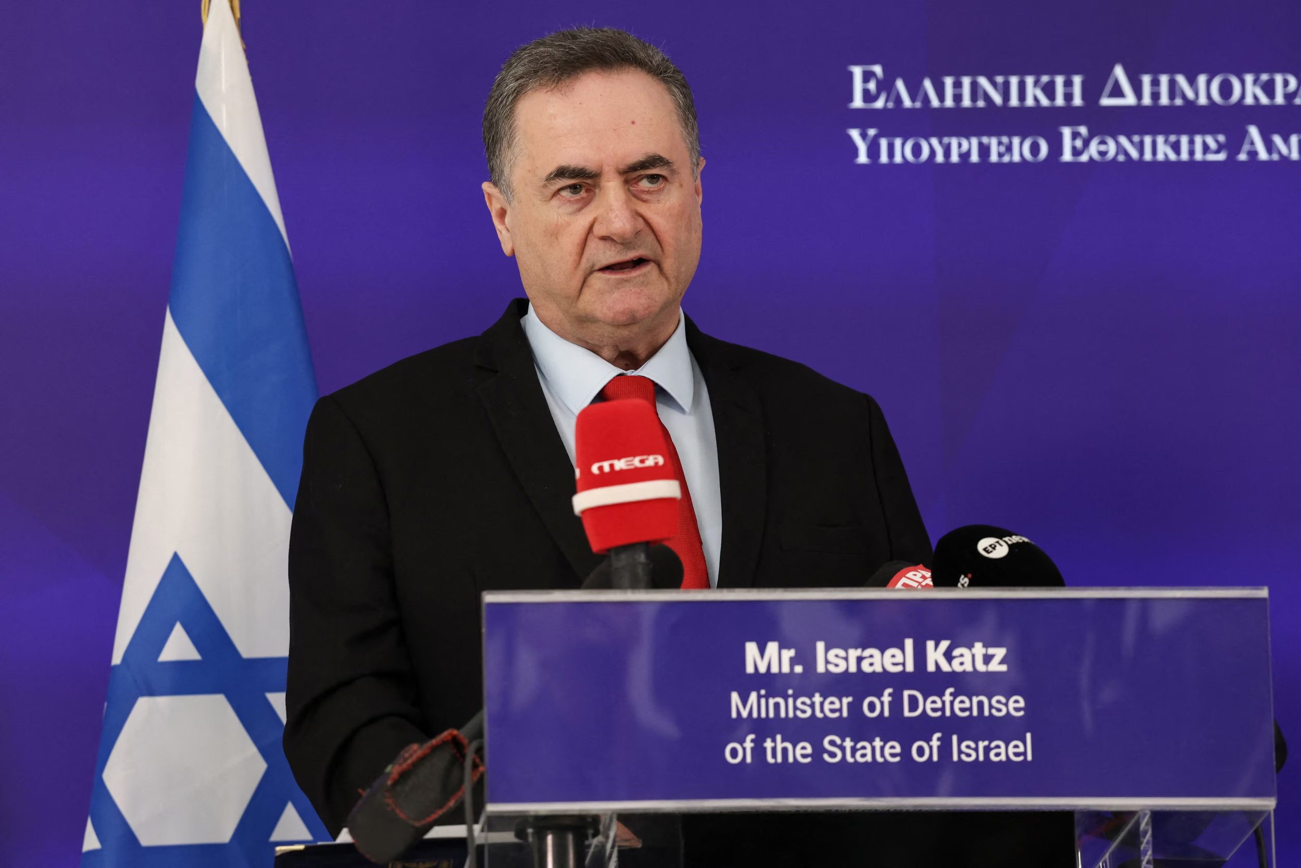 El ministro de Defensa, Israel Katz, confirmó la eliminación de amenazas iraníes como prioridad (Reuters)