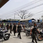 Policía Nacional activa sus unidades por alerta de amotinamiento en la Penitenciaría del Litoral