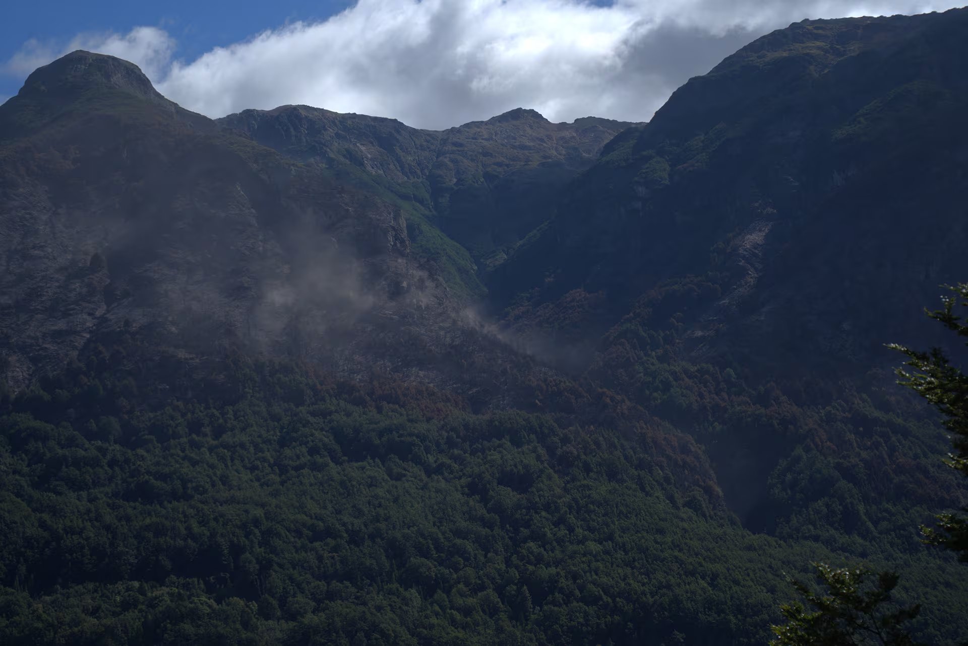 A principios de esta semana se registraron precipitaciones leves (Parques Nacionales)
