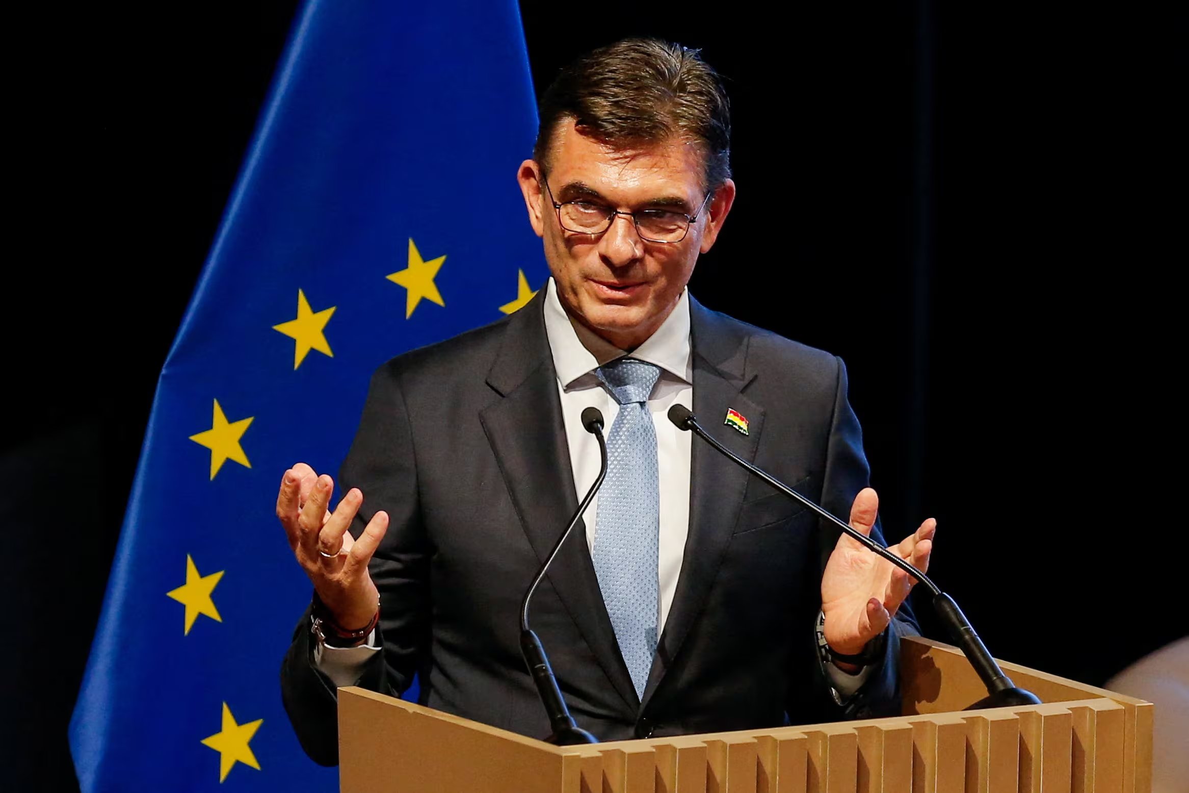 El presidente de Bolivia, Rodrigo Paz, impulsa una apertura del país al mercado internacional desde su llegada al Ejecutivo (REUTERS/Cesar Olmedo)