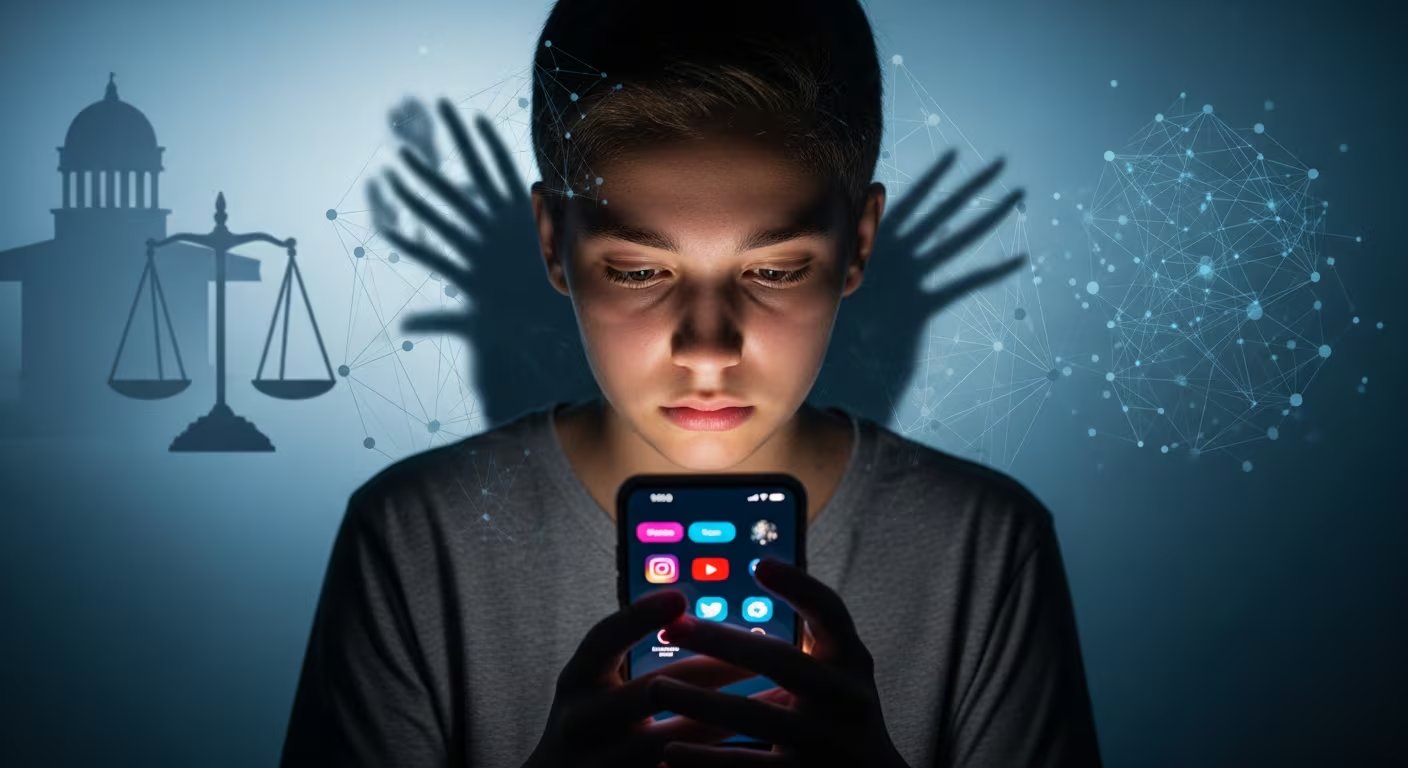 Las empresas defienden la Sección 230 y sus medidas de seguridad, mientras legisladores y activistas exigen reformas para frenar el impacto negativo de las redes sociales en la infancia y la adolescencia - (Imagen Ilustrativa Infobae)