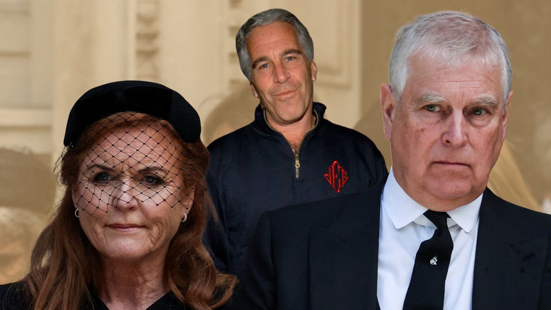 Sarah Ferguson, el príncipe Andrés y Jeffrey Epstein (INFOBAE ESPAÑA).