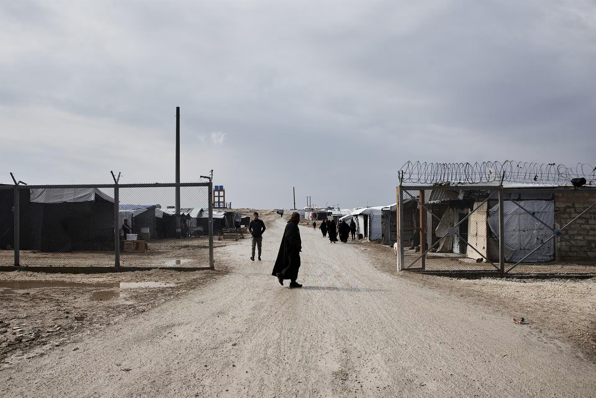 Las autoridades restringieron el acceso al campamento por motivos de seguridad (Europa Press)