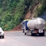 Reportan embotellamientos en el primer día de feriado de carnaval en vía Alóag-Santo Domingo