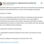 Abatido alias ‘Ramiro’, cabecilla del Frente 18 de las disidencias