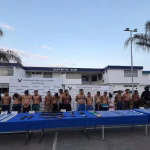 16 detenidos, armas, drogas y vehículos incautados durante operativo en el sur de Guayaquil y Durán