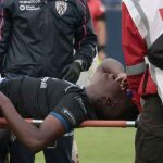 ENTRADA CRIMINAL: Jean Pierre Arroyo sufrió una terrible lesión en el partido entre Independiente del Valle y Mushuc Runa