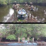Militares incautan narco semisumergible con 6.000 galones de combustible tras enfrentamiento armado