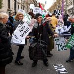 Madrid protesta contra la guerra e intervención militar en Irán