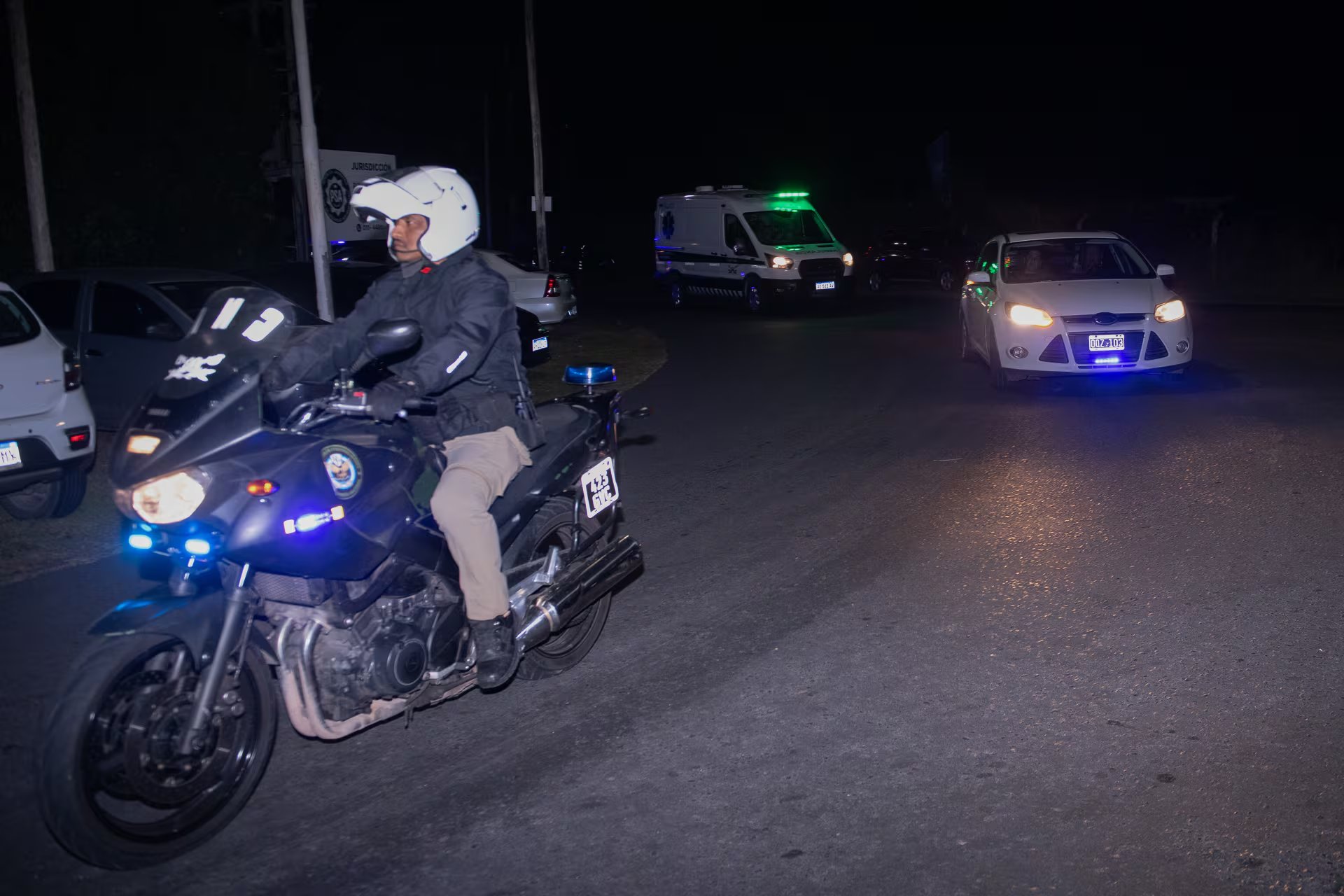 María Alexandra Gómez llegó en un auto oficial (Fotos: Jaime Olivos)