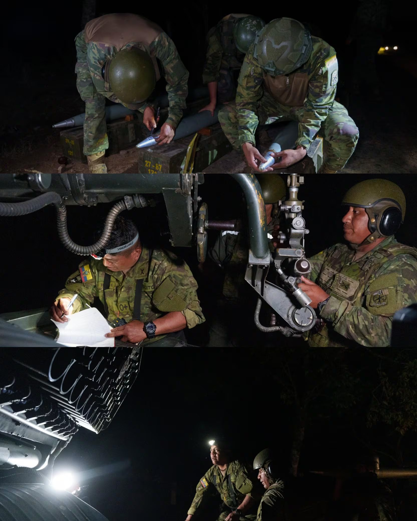 Los miembros de las Fuerzas Armadas participan de la operación (Ministerio de Defensa)