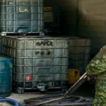 En operativo militar en Sucumbíos se decomisan 11.000 galones de combustible ilegal