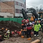 Dos trabajadores mueren en Tulcán por deslizamiento de tierra este 26 de marzo