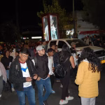 15.000 devotos recorren 40 kilómetros de Ambato a Baños por la Virgen del Rosario de Agua Santa