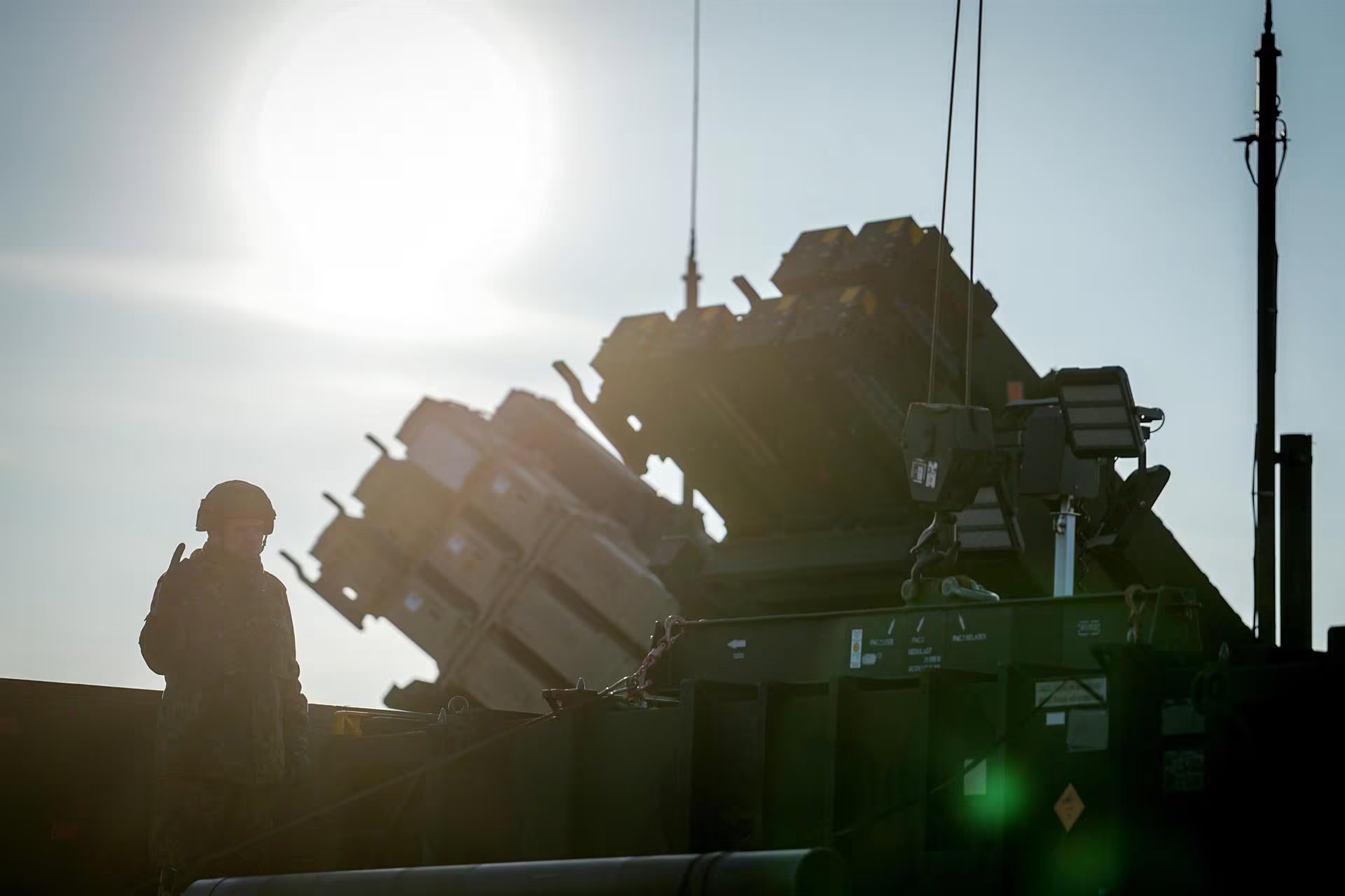 Ucrania recibió sistemas Patriot para reforzar su defensa aérea (Europa Press)