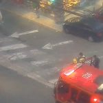 Furgoneta se incendió en gasolinera de la avenida Carlos Julio Arosemena
