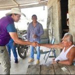 Familias vulnerables de la parroquia Colonche reciben asistencia técnica y humanitaria del MDH