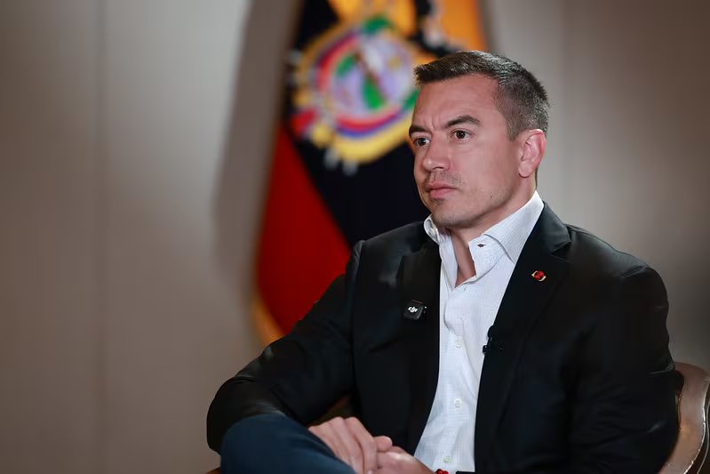 El presidente ecuatoriano Daniel Noboa (Isaac Castillo/Presidencia de la República)