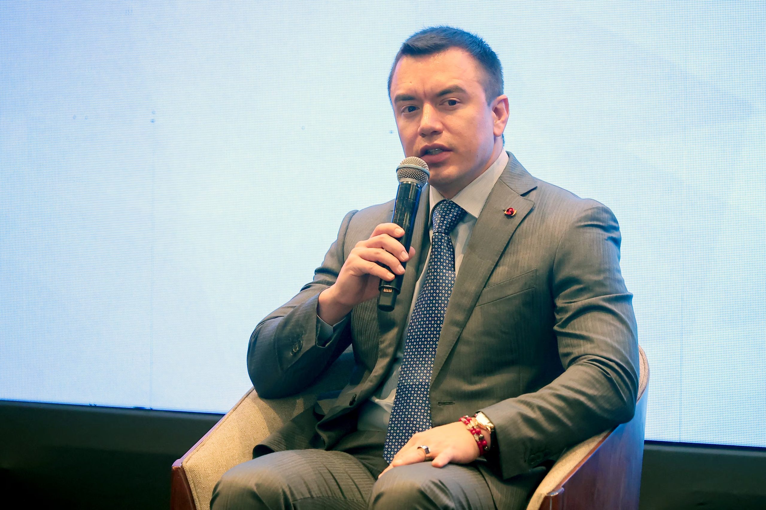 Foto de archivo del presidente de Ecuador, Daniel Noboa. EFE/José Jácome
