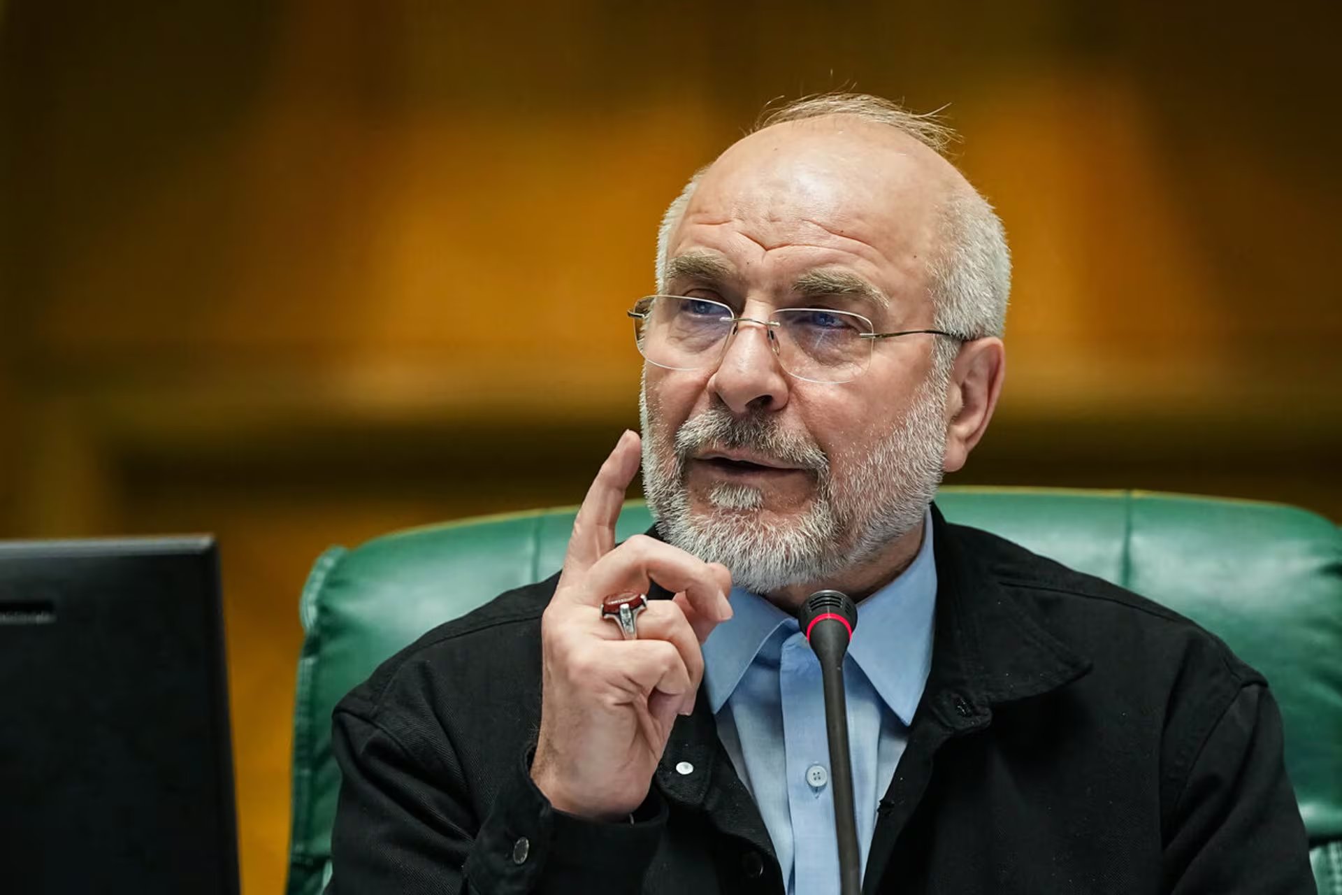 El presidente del Parlamento de Irán, Mohamed Baqer Qalibaf 