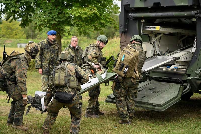Alemania proyecta duplicar su presupuesto de defensa y aumentar sus soldados activos de 185.000 a 260.000 en la próxima década (REUTERS/Angelika Warmuth)