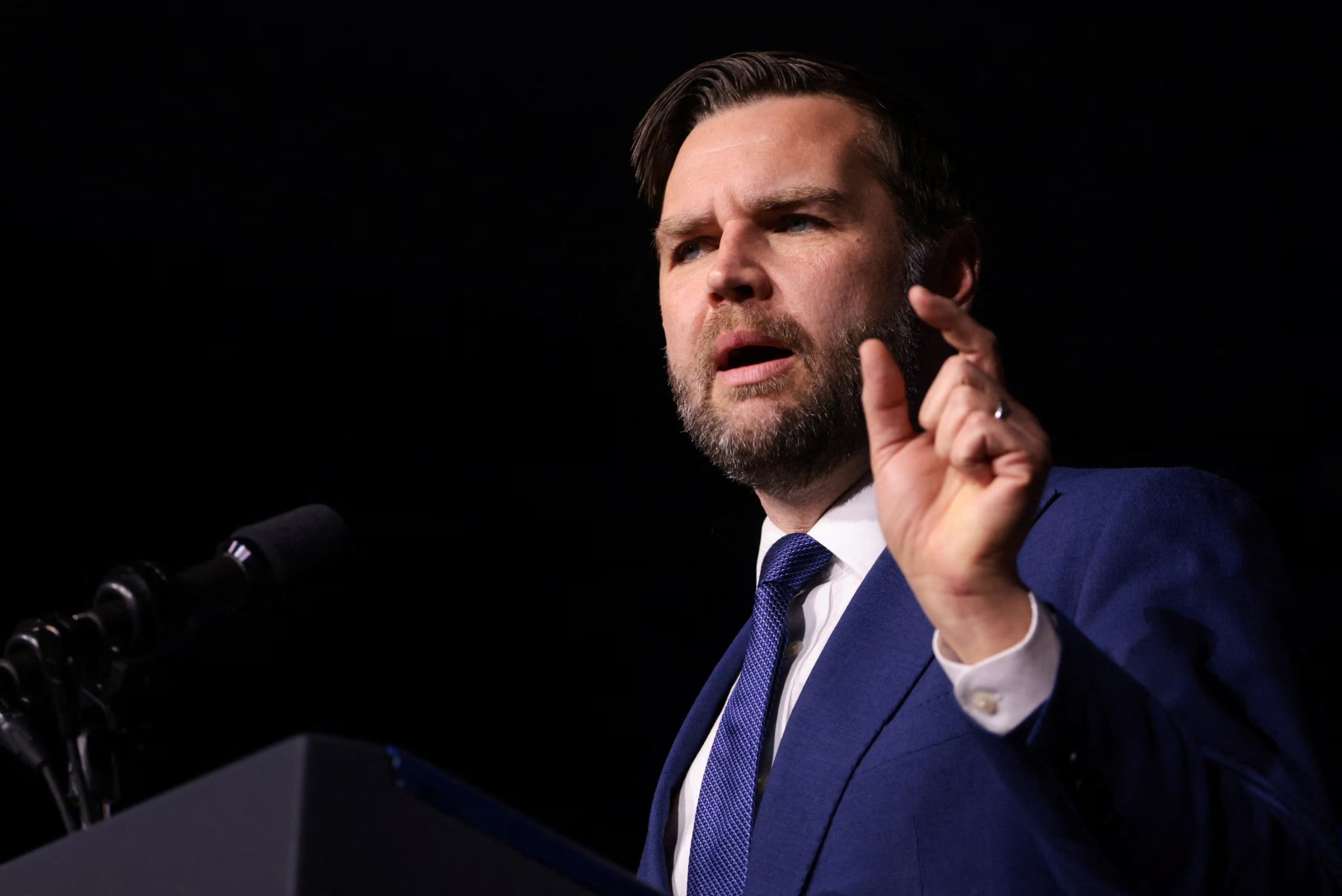 El vicepresidente estadounidense, JD Vance (REUTERS/Jonathan Ernst)