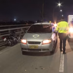 Motociclista muere tras impactarse contra las barandas de el Puente de la Unidad Nacional