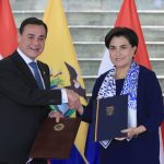 Seguridad, comercio y firma de convenios marcaron el encuentro entre los cancilleres de Ecuador y Paraguay