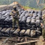 Fuerzas Armadas decomisan 600 quintales de material aurífero en operativo contra minería ilegal en Imbabura