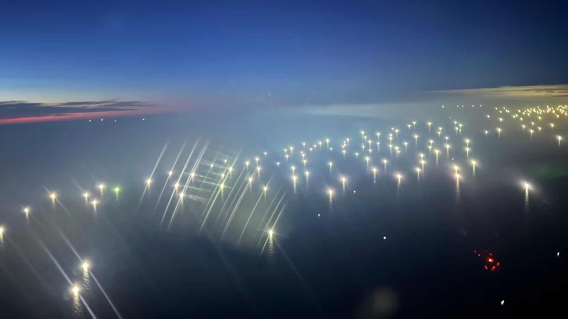Foto desde un sobrevuelo a la