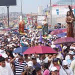 El viacrucis de la Esperanza congregó a cientos de fieles en la vía a Daule