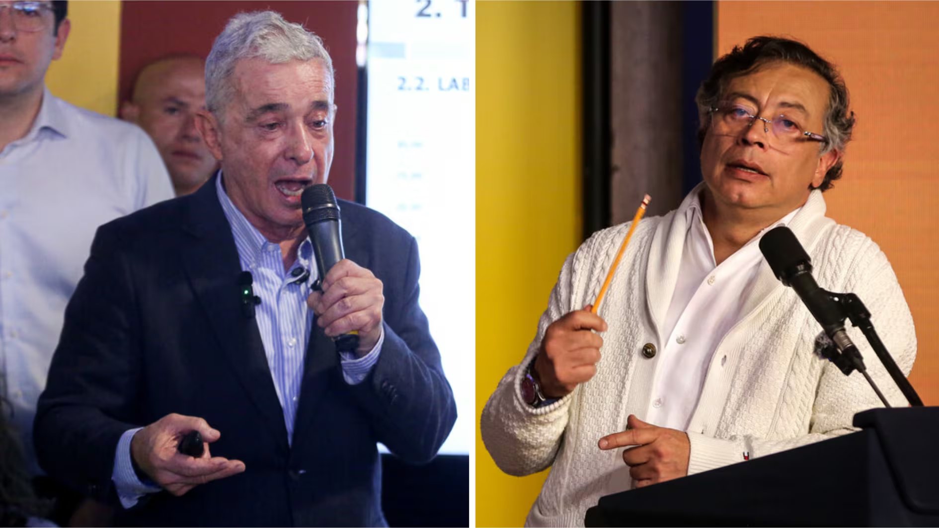 Petro acusó a Álvaro Uribe de ser un opositor irracional - créditos Lina Gasca y Catalina Olaya / Colprensa