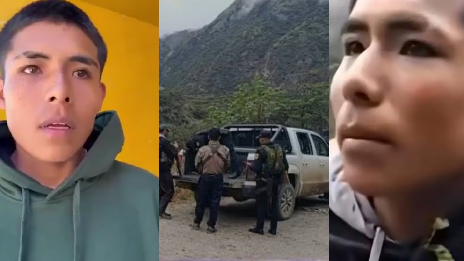 Un sobreviviente del operativo militar en Huancavelica cambió su versión y denunció que su primera declaración fue obtenida bajo amenaza. (Composición: Infobae)