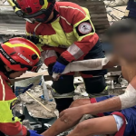 Una persona herida por deflagración de gas en el norte de Quito