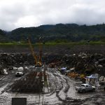Terminó la construcción del dique permeable en el río Coca, protegerá captación de agua de la central Coca Codo Sinclair