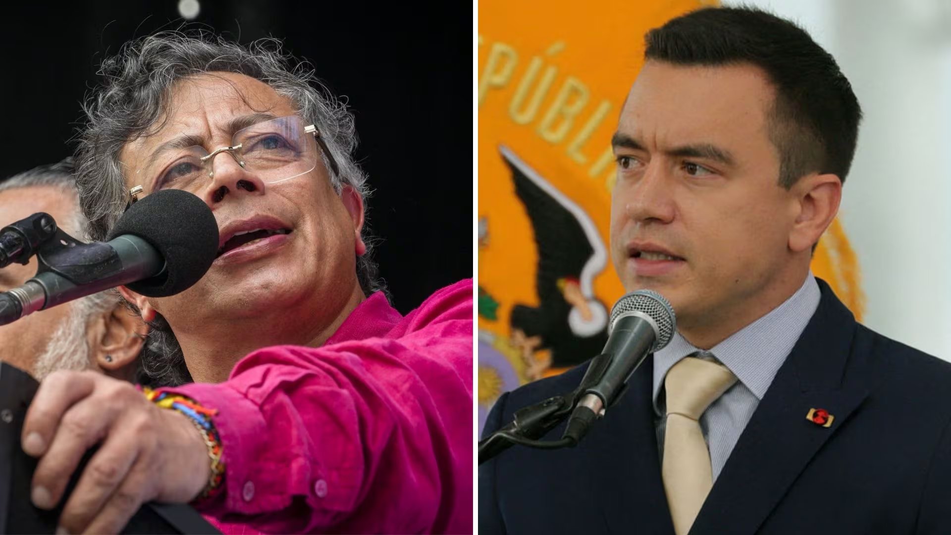Los mandatarios han protagonizado una disputa que ha afectado a sus países - crédito Presidencia de Colombia/AFP