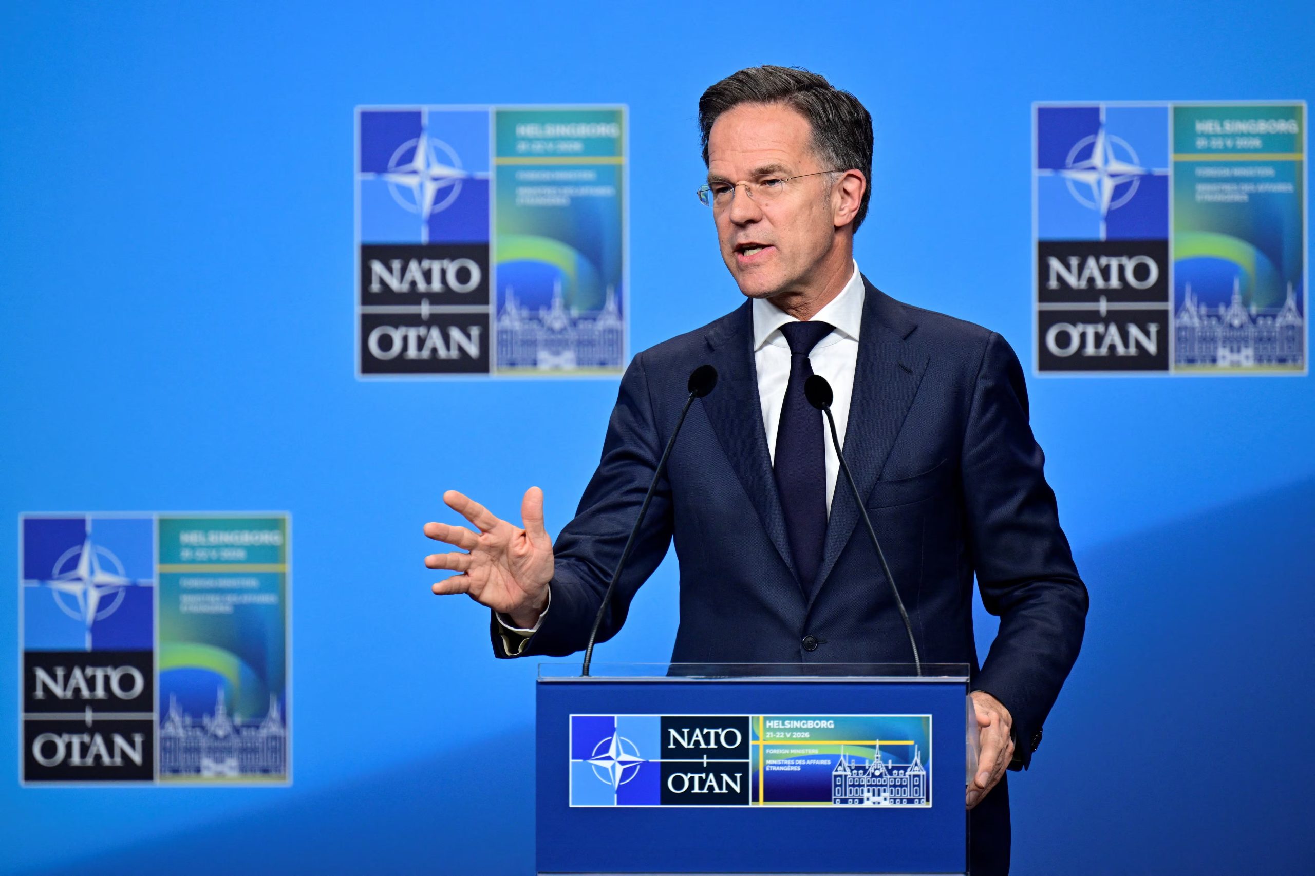 El secretario general de la OTAN, Mark Rutte (TT News Agency/Johan Nilsson vía REUTERS)