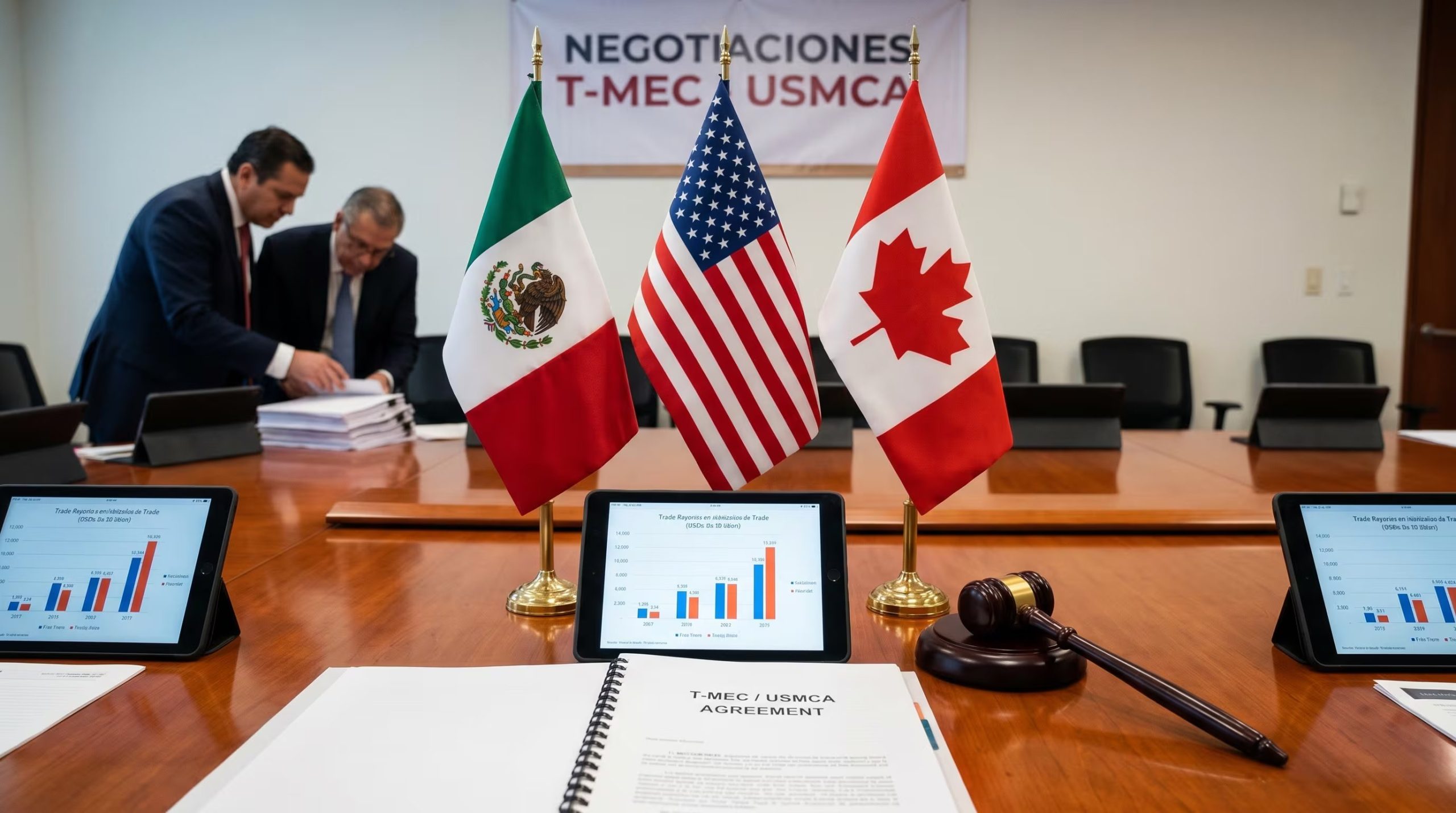 El contexto turbulento que acompaña la revisión del tratado comercial pone en juego no solo la interdependencia económica, sino la capacidad de México para sostener su modelo exportador y su autonomía estratégica regional. (Imagen Ilustrativa Infobae)