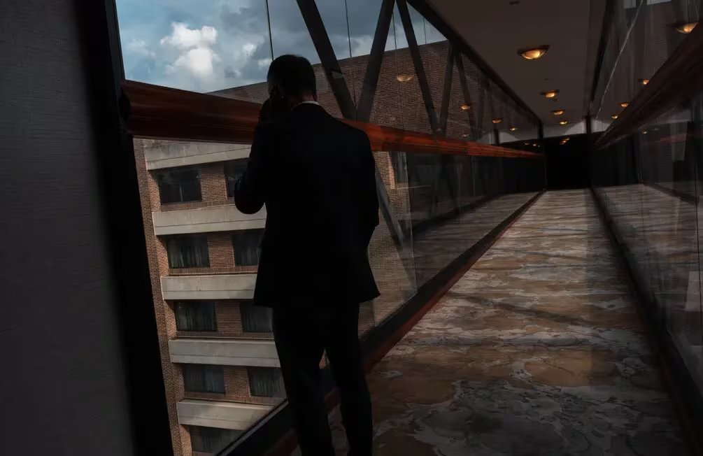 La planta superior del hotel Marriott sirve como sede de facto de la Embajada de Estados Unidos en Caracas (The New York Times)