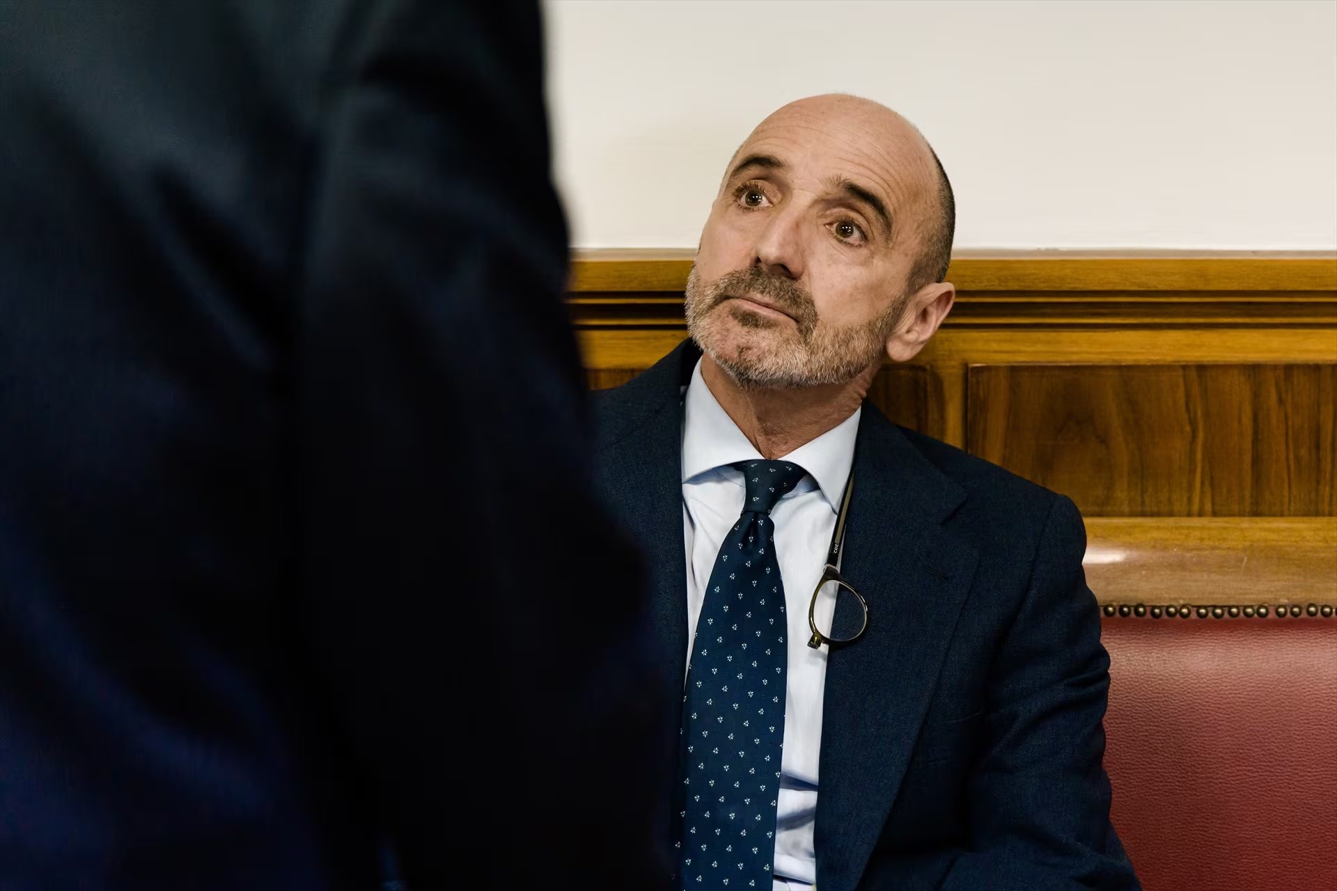 El empresario Julio Martínez comparece ante la Comisión de Investigación del ‘caso Koldo’ en el Senado (Carlos Luján / Europa Press)