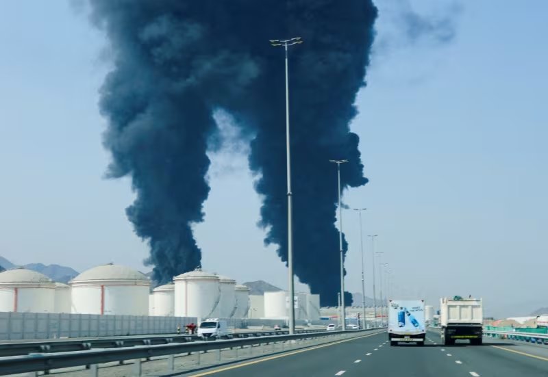 Irán concentró gran parte de sus ataques sobre Emiratos Árabes Unidos, al lanzar más de 2.800 misiles y drones contra el país, más que contra cualquier otro estado, incluido Israel (REUTERS)