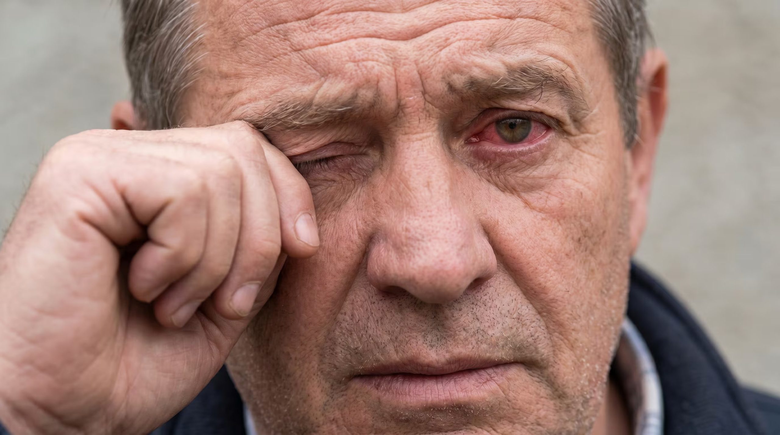 Frotarse los ojos aumenta el riesgo de lesiones como la abrasión corneal y la hemorragia subconjuntival, según especialistas en salud ocular (Imagen Ilustrativa Infobae)