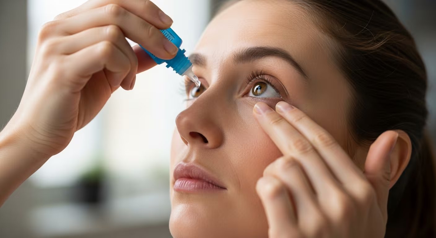 La aplicación de compresas frías y el uso de lágrimas artificiales son soluciones recomendadas para aliviar la incomodidad ocular sin dañar la visión (Imagen Ilustrativa Infobae)