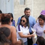 El MDH llega con ayuda social y habilita bonos para familias vulnerables en la cooperativa Janeth Toral 2, al noroeste de Guayaquil